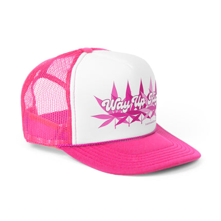Trucker Hat:  Way Up High, Pinks