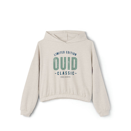 Cinched Hoodie: Ouid Classic, Green