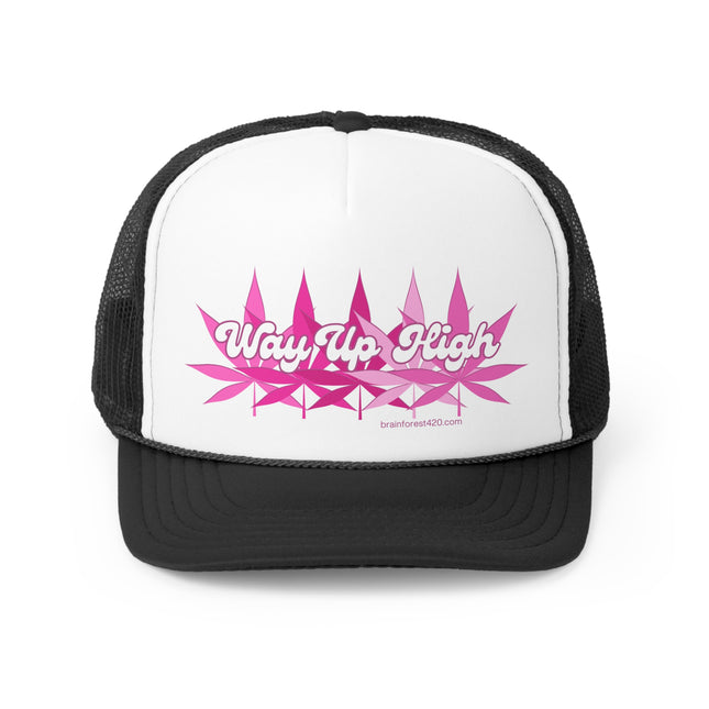Trucker Hat:  Way Up High, Pinks