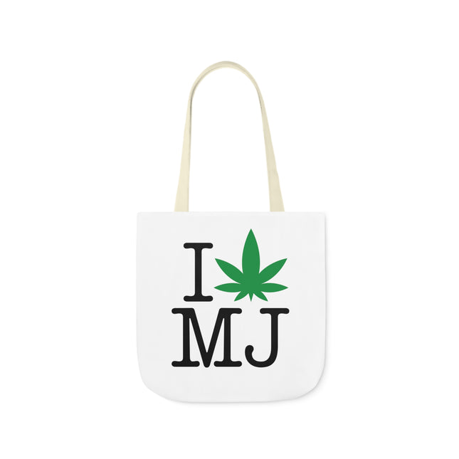 Canvas Tote Bag, 5-Color Straps, 420 I Leaf MJ