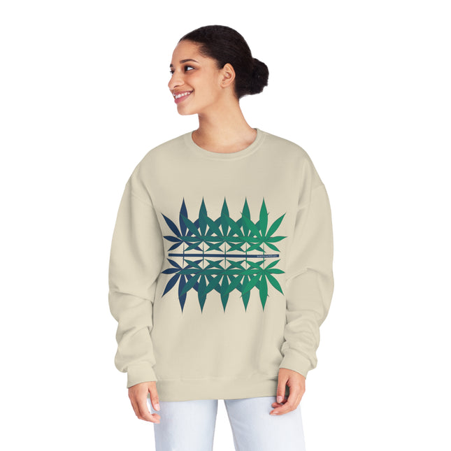 Unisex Crewneck Sweatshirt: Leaves, BF Colors