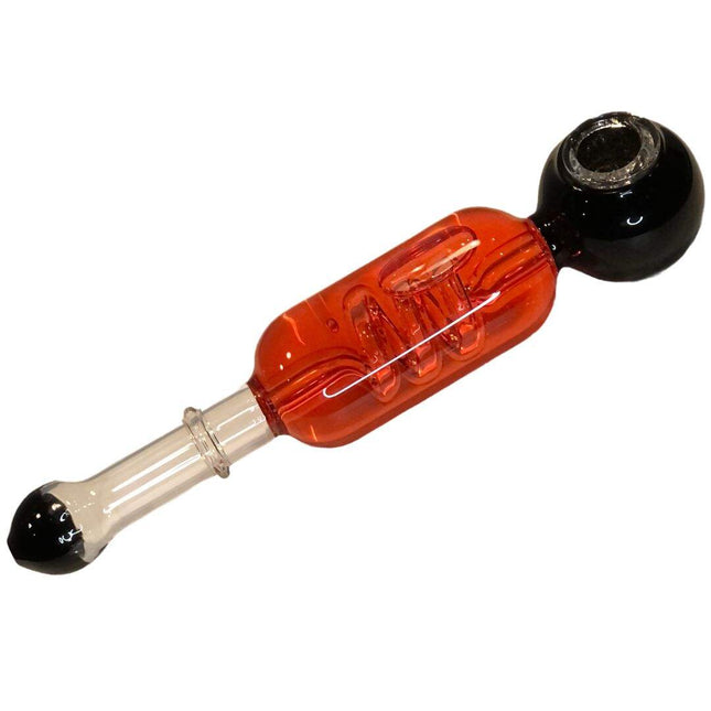 Glycerin Pipe with Coil for smoking
